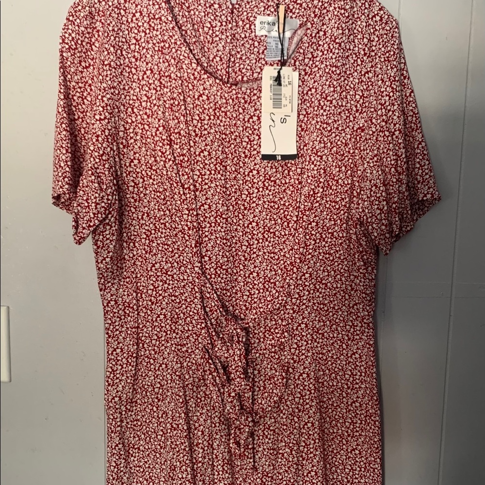 Floral Sun Dress with Tie Details